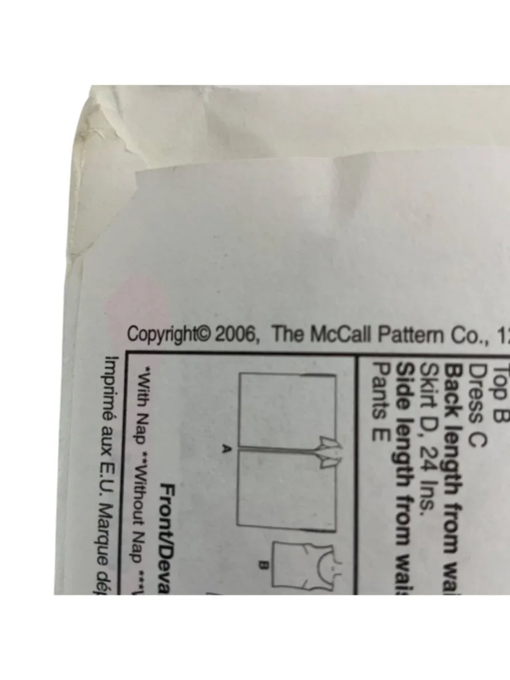 McCalls M5061 Womens Sewing Pattern For Jacket Top Dress Skirt Pants 18W-24W